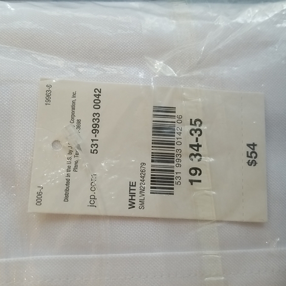 Mens Button Down Oxford white - Picture 4 of 5